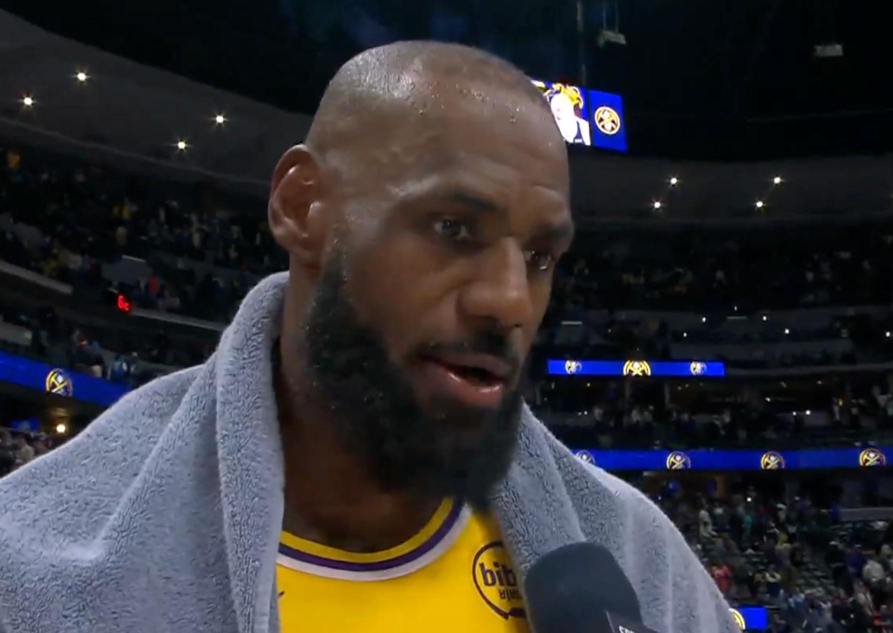 詹姆斯：祝贺东契奇荣膺全明星票王；今晚我的失误有点多了